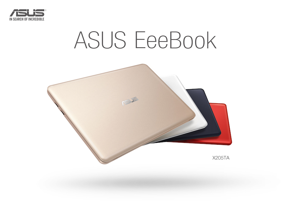 Asus hồi sinh dòng máy tính giá rẻ EeePC với tên gọi EeeBook X205, giá chỉ 199$